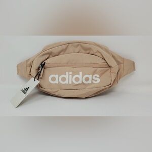 Adidas Unisex Core Waist/Shoulder Pack Beige/White Color Dual Pouch Key Holder